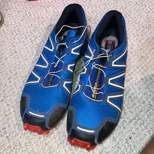 Salomon speed cross 4 train running sneakers size 13 mens. Slightly used